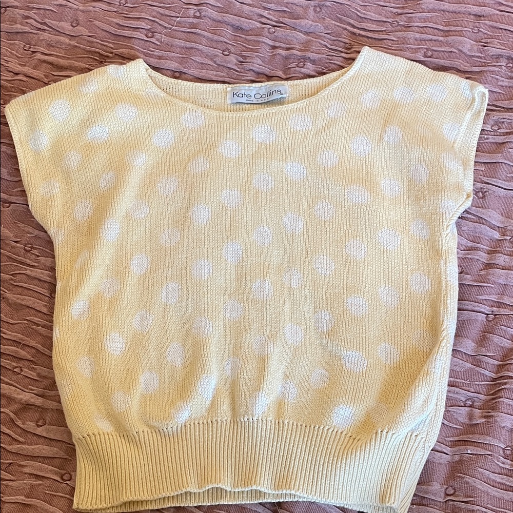 Kate Collins Cream Knit Sweater